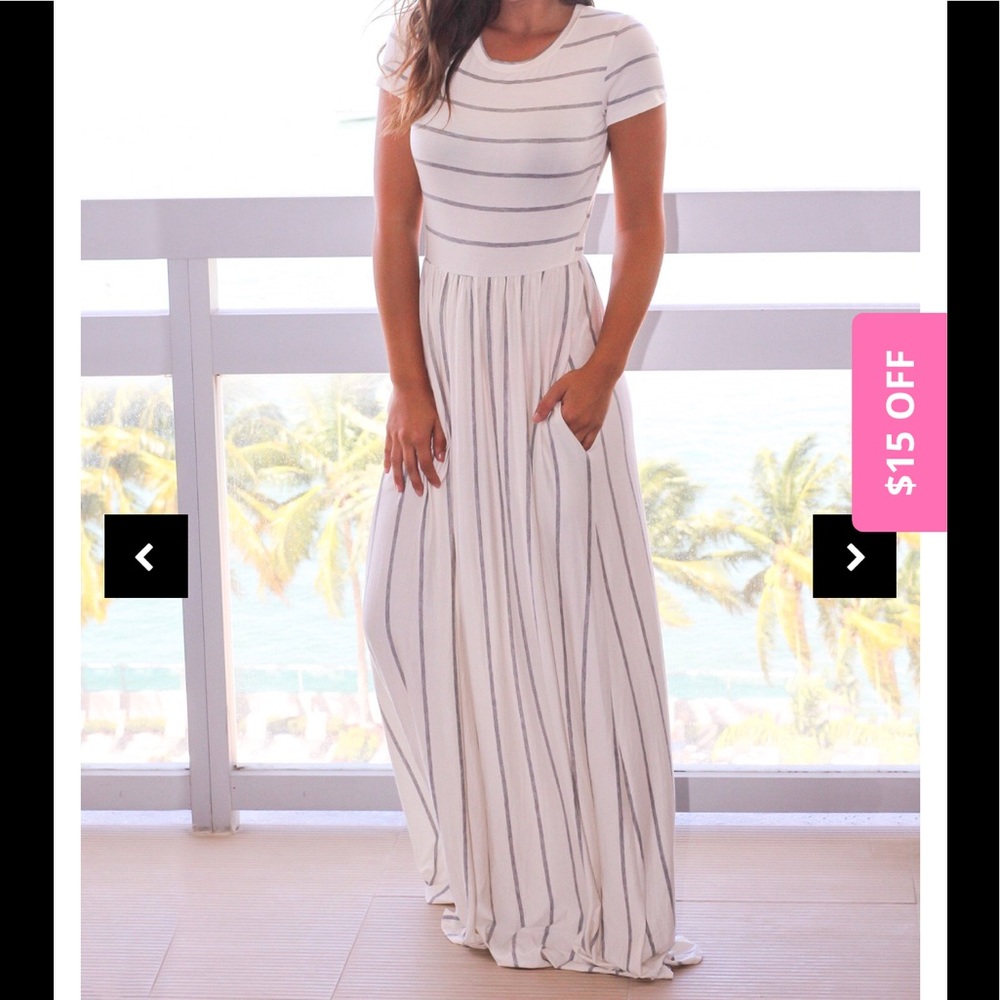 Striped Maxi Dress